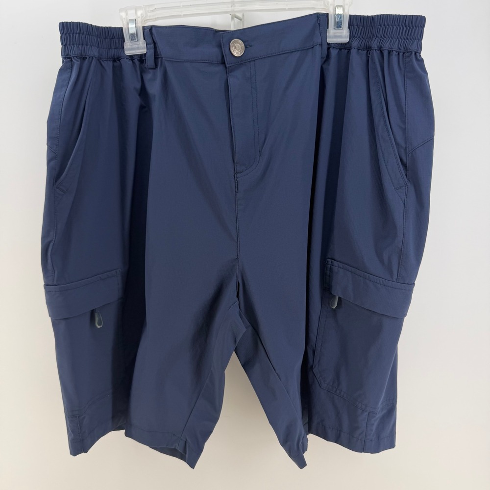 Libin Cargo Shorts Women 3x Navy Blue Hiking Lightweight Outdoor Gorpcore Travel